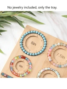 Beading Board For Jewelry Bracelet Making, DIY Jewelry Beads Board Tray, Bracelet Making Design Mat For Freelance Workshop Studio,Jewelry Organiser,Jewelry Box,Diamond Art (No Jewelry Included, Only The Tray.) - multicolor - View 8