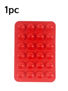 1 Pc 24 Pcs Silicone Single-Sided Suction Cup, Self-Adhesive, Multi-Purpose Phone Suction Cup, Can Be Adsorbed On Walls, Desktops, Glass, Serving As Phone Stand, Tablet Expanded Stand, Suitable For Car, Leisure, Office - Multicolor - View 7