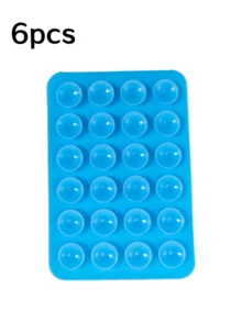 1 Pc 24 Pcs Silicone Single-Sided Suction Cup, Self-Adhesive, Multi-Purpose Phone Suction Cup, Can Be Adsorbed On Walls, Desktops, Glass, Serving As Phone Stand, Tablet Expanded Stand, Suitable For Car, Leisure, Office - Multicolor - View 13