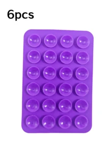 1 Pc 24 Pcs Silicone Single-Sided Suction Cup, Self-Adhesive, Multi-Purpose Phone Suction Cup, Can Be Adsorbed On Walls, Desktops, Glass, Serving As Phone Stand, Tablet Expanded Stand, Suitable For Car, Leisure, Office - Multicolor - View 9