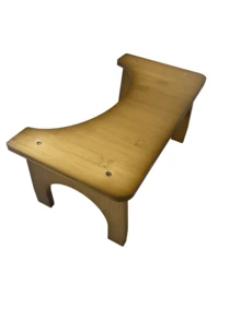Bangku Jongkok Bambu, Bangku Toilet Portabel Dewasa, Bangku untuk Mengatasi Sembelit, Desain Melengkung, Anti Benturan, Perlengkapan Perjalanan Penting - MultiWarna - View 7