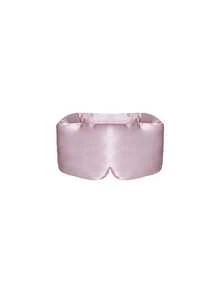 100% Maulbeerseide Schlafmaske, unisex, mit verstellbarem Kopfband, großer Schlafmaske, kann Licht komplett blockieren, geeignet für den ganzen Nachtschlaf, Reisen und Nickerchen. - Pink - Übersicht 5