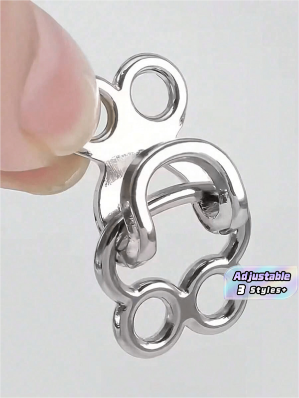 Khuy bấm kim loại hợp kim, móc cài ẩn, dùng cho may vá DIY, túi xách, quần, váy, cổ áo và áo khoác, phụ kiện và vật tư may vá.