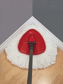 3piezas /5piezas Cabezales de Repuesto para Fregona Giratoria de Microfibra Recargables Lavables Reutilizables para Limpieza de Suelos del Hogar - Multicolor - Ver 2