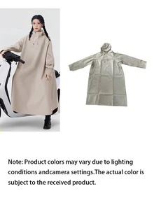Heavy-Duty Outdoor Multifunctional Cycling Raincoat, Extra Large And Widened, With Hood, Waterproof, Suitable For Cycling, Backpacking, Hiking, Fishing, Commuting, Outdoor Adventures And Work, Reusable, A Must-Have For Outdoors, Gardening, Travel, Portable, Beach, And Graduation Season - multicolor - View 8