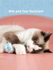 8 Mainan Penggoda Kucing Dilengkapi Lonceng, Cocok Untuk Anak Kucing Dalam Ruangan Untuk Bermain, Mengejar, Mengunyah, Mencakar, dan Melatih dengan Mainan Bola Plush - MultiWarna - View 5