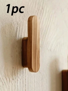 1/3/6 Pieces Rustic Wood Wall Hooks Handmade Easy Installation Entryway Bedroom Bathroom Coat Robe Towel Holder Storage Shelf Christmas Decoration Gift Natural Wood Color Wall Hook Set For Home Hallway Rustic Decor Space Saving - log color - View 10