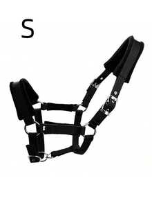 1pc Soft Skin-Friendly & Wear-Resistant Webbing Horse Bridle – Gentle Non-Harm Equestrian Bridle For Horse Comfort, Horse Stable Equipment With Walking Leash, Lightweight All-Purpose Webbing Bridle For Trail, Training & Daily Use - Multicolor - View 21