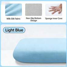 1PC Milk Silk Seat Cushion, Office Floor Sitting Pad, Chair Cushion, Student Breathable Stool Pad, Soft & Comfortable, Suitable For Dining Chairs, Office Chairs, Computer Chairs, Decorative And Practical Home Decor Floor Cushion - Multiple Styles - View 4