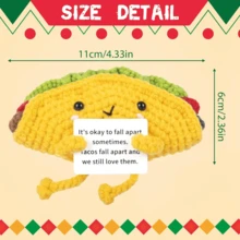 POKOJA LAND 1 Hand-Crocheted Table Decoration: A Fun And Cute Animal Figurine-The Perfect Thank-You Gift For Friends And Sisters, Or A Heartfelt Token Of Appreciation For Mom, Colleagues, And Family. Ideal As A Small Decorative Gift For The Bedroom. - Multicolor - View 8