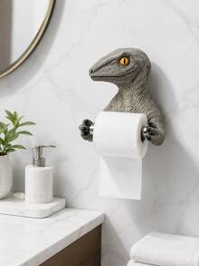 superFUNNYmarket 1pc Wall-Mounted Tissue Box Holder, Multifunctional Organizer For Bathroom, Elegant Home Decor, Great Festival Present - Multicolor - View 6
