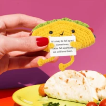 POKOJA LAND 1 Hand-Crocheted Table Decoration: A Fun And Cute Animal Figurine-The Perfect Thank-You Gift For Friends And Sisters, Or A Heartfelt Token Of Appreciation For Mom, Colleagues, And Family. Ideal As A Small Decorative Gift For The Bedroom. - Multicolor - View 9