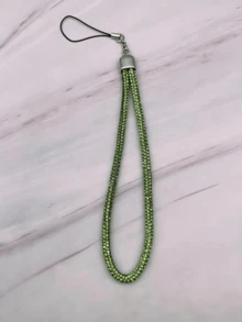 1Pc Rhinestone Phone Lanyard, Bling Crystal Wrist Strap For Cell Phone, Anti-Lost Sparkle Bracelet Lanyard Compatible With Most Smartphones - Multicolor - View 5