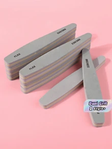 10入雙面海綿美甲拋光塊 220/280目 菱形美甲磨條 造型平滑指甲表面 居家沙龍美甲美足工具 - 灰色 - 查看 1