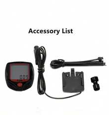 Mountain Bike Odometer Bicycle Computer, Waterproof Speedometer With Many Functions, Bike Riding Equipment - Black - View 10