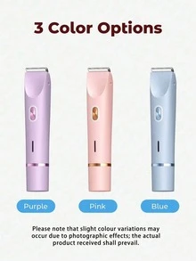 2-In-1 Electric Shaver For Women, Rechargeable And Portable, Suitable For Wet And Dry Use. Perfect For Trimming And Shaving Hair On Arms, Legs, Underarms, Bikini Line, And Facial Hair Including Lip, Chin And Neck. Features Adjustable Head For Smooth - multicolor - View 12