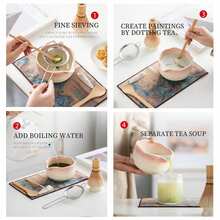 1PC/5PCS Set Teh Matcha Gaya Jepang dengan Gradasi Warna Sakura, Termasuk Mangkuk Matcha, Pengocok Matcha, Cangkir Matcha, Pengaduk, Sendok Teh, Set Mangkuk Teh, Alat Persiapan Matcha, Alat Pembuatan Makanan Penutup & Minuman, Kotak Hadiah Jepang, Hadiah untuk Pecinta Matcha - MultiWarna - View 4