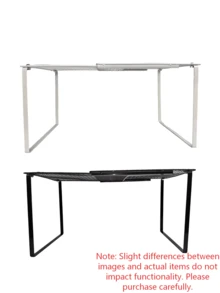 2pcs/1pc Rak Organizer Lemari Multifungsi yang Dapat Diperluas - Rak Penyimpanan Pakaian Logam Kokoh dengan Tinggi yang Dapat Diatur, Cocok untuk Rumah, Kantor, Toko Ritel, Dapur, Kamar Tidur, Meja, Rak Sepatu, Rak Buku, Rak Lemari Pakaian, Pengorganisasian Rumah & Kantor - View 13