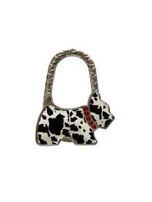 Muroi Mono Cute Dog Shaped Foldable Purse Hanger, Fashionable Metal Table Hook For Handbags, Portable Bag Hanger For Desk, Anti-Slip Purse Hook With Rhinestone, Keep Your Bag Secure And Off The Floor, Multi-Color Leopard Print & Polka Dot Options, Ideal For Office, Restaurant, School, Coffee Shop, Great For Pride Month, Eid Al-Adha, Back To School, Housewarming, Birthday, Valentine's Day Gifts, Unique Accessory For Women & Girls - Multicolor - View 11