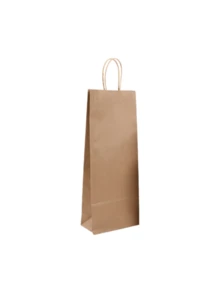 Bolsas de papel kraft para vino con cinco colores disponibles para que los jugadores las lleven, bolsas de vino, bolsas de embalaje de papel kraft para vino tinto - Ver 4