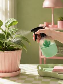 Joivida 1/2Pcs Plastic Watering Sprinkler Can, Cactus Shaped Watering Can, Small Pneumatic Watering Spray Bottle, Suitable For Gardening, Disinfection Sprayer - multicolor - View 9