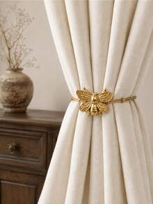Cirelle 1Pc Resin Vintage Color Insect Shaped Curtain Tiebacks, Suitable For Home Interior Decoration, Exquisite Decorative Curtain Holdbacks For Curtain Storage - multicolor - View 1