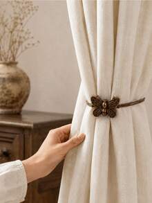 Cirelle 1Pc Resin Vintage Color Insect Shaped Curtain Tiebacks, Suitable For Home Interior Decoration, Exquisite Decorative Curtain Holdbacks For Curtain Storage - multicolor - View 2