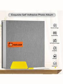 Large Self-Adhesive Photo Album 11.Inx10.5in Scrapbook, Gift For Mom, Family And Wedding. - Multicolor - View 2