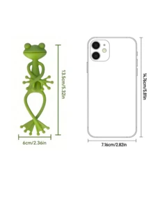 1/3/5 Pcs Frog-Shaped Plant Stands - Creative Climbing Plant Support For Small Potted Plants & Succulents, Cute Stable Durable Plastic Garden Decor, Fantasy Frog Garden Ornaments - multicolor - View 3