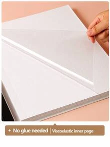 Large Self-Adhesive Photo Album 11.Inx10.5in Scrapbook, Gift For Mom, Family And Wedding. - Multicolor - View 3