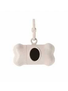 1/2/6PCS Hands Free Dog Waste Bag Dispenser Durable Plastic Free Portable Poop Collector Wheat Straw Bone Shaped Holder For Outdoor Walking Training Pet Waste Bag Carrier - Multicolor - View 10