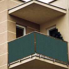 Heavy Duty PVC Privacy Shade Net - 81% Shading Rate, Suitable For Garden, Yard, Balcony And Outdoor Spaces, Weather-Resistant Mesh, Easy Installation, Outdoor Privacy Screen, Yard Decor, Modern Aesthetics, Easy Install, Fence Panels, Fence Netting - 1 Dark Green - View 12