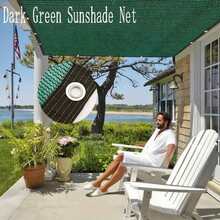 Heavy Duty PVC Privacy Shade Net - 81% Shading Rate, Suitable For Garden, Yard, Balcony And Outdoor Spaces, Weather-Resistant Mesh, Easy Installation, Outdoor Privacy Screen, Yard Decor, Modern Aesthetics, Easy Install, Fence Panels, Fence Netting - 1 Dark Green - View 5