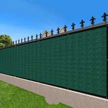 Heavy Duty PVC Privacy Shade Net - 81% Shading Rate, Suitable For Garden, Yard, Balcony And Outdoor Spaces, Weather-Resistant Mesh, Easy Installation, Outdoor Privacy Screen, Yard Decor, Modern Aesthetics, Easy Install, Fence Panels, Fence Netting - 1 Dark Green - View 4