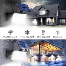 LED Solar Wall Lights, Outdoor Solar Lights With Motion Sensor, 3 Brightness Modes Outdoor Wall Lights For Front Door, Yard, Garage, Patio - Energy-Efficient, Semi-Flush Mount, Plastic Material, Solar-Powered, Ip55 - 234 LED lights. - View 10