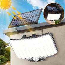 LED Solar Wall Lights, Outdoor Solar Lights With Motion Sensor, 3 Brightness Modes Outdoor Wall Lights For Front Door, Yard, Garage, Patio - Energy-Efficient, Semi-Flush Mount, Plastic Material, Solar-Powered, Ip55 - 234 LED lights. - View 2