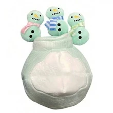PETSIN Penguin3-In-1Snowman 3-In-1 Squeaky Dog Toy, Interactive Plush Chew Toy For Dogs, Durable Stuffed Dog Enrichment Toy For Aggressive Chewers, Soft Fabric Training Toy For Mental Stimulation And Boredom Relief - Multicolor - View 4