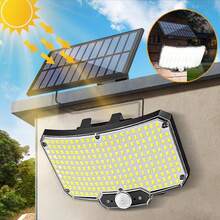 LED Solar Wall Lights, Outdoor Solar Lights With Motion Sensor, 3 Brightness Modes Outdoor Wall Lights For Front Door, Yard, Garage, Patio - Energy-Efficient, Semi-Flush Mount, Plastic Material, Solar-Powered, Ip55 - 234 LED lights. - View 4