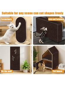 1PC Self Adhesive Cat Scratch Furniture Protector Pad Anti Scratching Couch Sofa Protector DIY Cat Tree Scratch Guard For Indoor Cat Cat Supplies Pet Furniture Protector - 30*100cm - View 8
