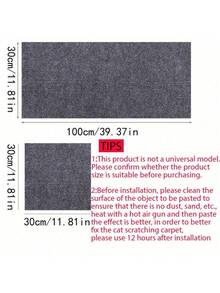 1PC Self Adhesive Cat Scratch Furniture Protector Pad Anti Scratching Couch Sofa Protector DIY Cat Tree Scratch Guard For Indoor Cat Cat Supplies Pet Furniture Protector - 30*100cm - View 2