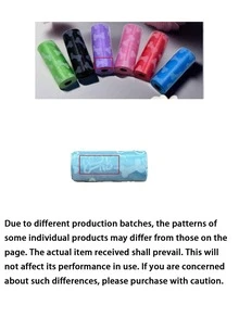 Bone Pattern Pet Waste Bags, Portable Pet Poop Bags, Thick & Odor-Proof, Suitable For Indoor & Outdoor Cat/Dog Waste Cleaning, Random Colors, 50 Rolls - Multicolor - View 11