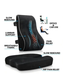 1 PC Breathable Airflow Lumbar Support Pad With Elastic Strap Ergonomic Home Office Chair Back Support Car Seat Cushion For Home And Car Ventilated Cooling Long Sitting Comfort - standard - View 6