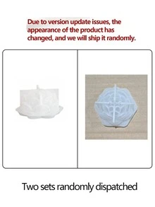 大號和小號蓮花香氛蠟燭矽膠模具 DIY 環氧樹脂花朵手工皂膠水應用模具 批發 - 白色 - 查看 7