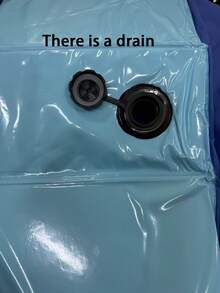 Blue Foldable Pet Bath Pool Portable Outdoor Dog Swimming Cat Wading Pool Drain Plug Design Easy Clean Multipurpose Use - Blue - View 5
