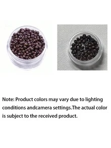 500pcs 3.0mm Silicone Nano Rings With Copper Rings And Silicone Lining, Hair Ties Hair Accessories - View 8