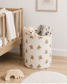 ROMWE Kawaii Scatola Portaoggetti Pieghevole Di Grande Capacità Con Motivo Orso Cartone Animato 465042 - Multicolore - Visualizzare 2