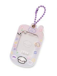 Zazumi 1/2Pcs Retro Phone Shape Acrylic Photocard Holder Keychain, Kawaii Dog Bear Rabbit Cherry Magnetic Card Case, Portable ID Bus Meal Card Protector, Aesthetic Y2K Backpack Charm For Girls Teens Fans, Ideal Birthday Graduation Holiday Gift - Multicolor - View 11