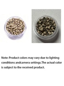 500pcs 3.0mm Silicone Nano Rings With Copper Rings And Silicone Lining, Hair Ties Hair Accessories - View 11