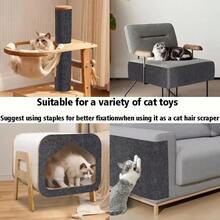 Baofeng 1pc Self-Adhesive Cat Scratching Mat For Walls, Carpets, Sofas & Furniture Protection, Peel&Stick Cat Scratch Pad Board, Anti-Scratch Carpet Cover Pet Scratch Training Toy, - one-size - View 8