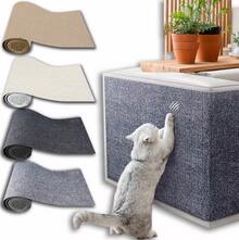 Baofeng 1pc Self-Adhesive Cat Scratching Mat For Walls, Carpets, Sofas & Furniture Protection, Peel&Stick Cat Scratch Pad Board, Anti-Scratch Carpet Cover Pet Scratch Training Toy, - one-size - View 2